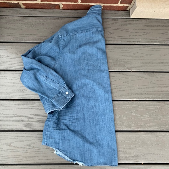 Frank & Eileen Eileen Relaxed Denim Button-Up Shirt - Picture 8 of 12